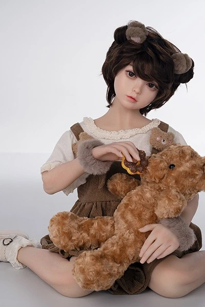 108cm AXB super cheap lolita sex doll brown hair sex doll candy