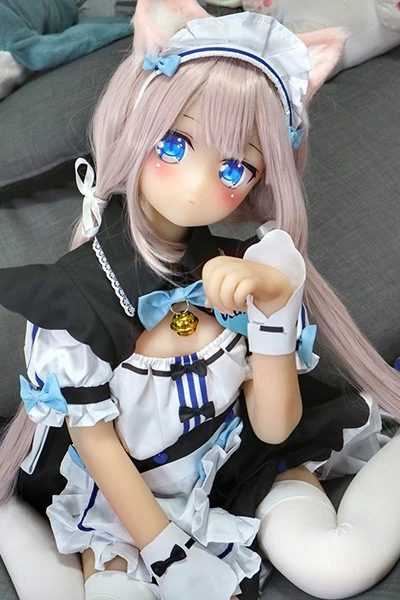 135cm silver hair maid sex doll Aotume sex doll vanilla