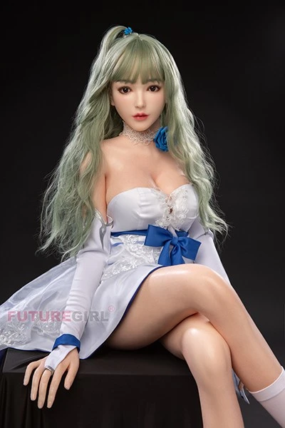 cute Green haired sex doll
