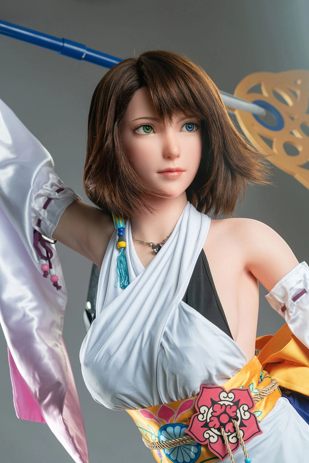 Yuna sex doll FF10-2 Yuna cosplay life-size doll 167cm full silicon